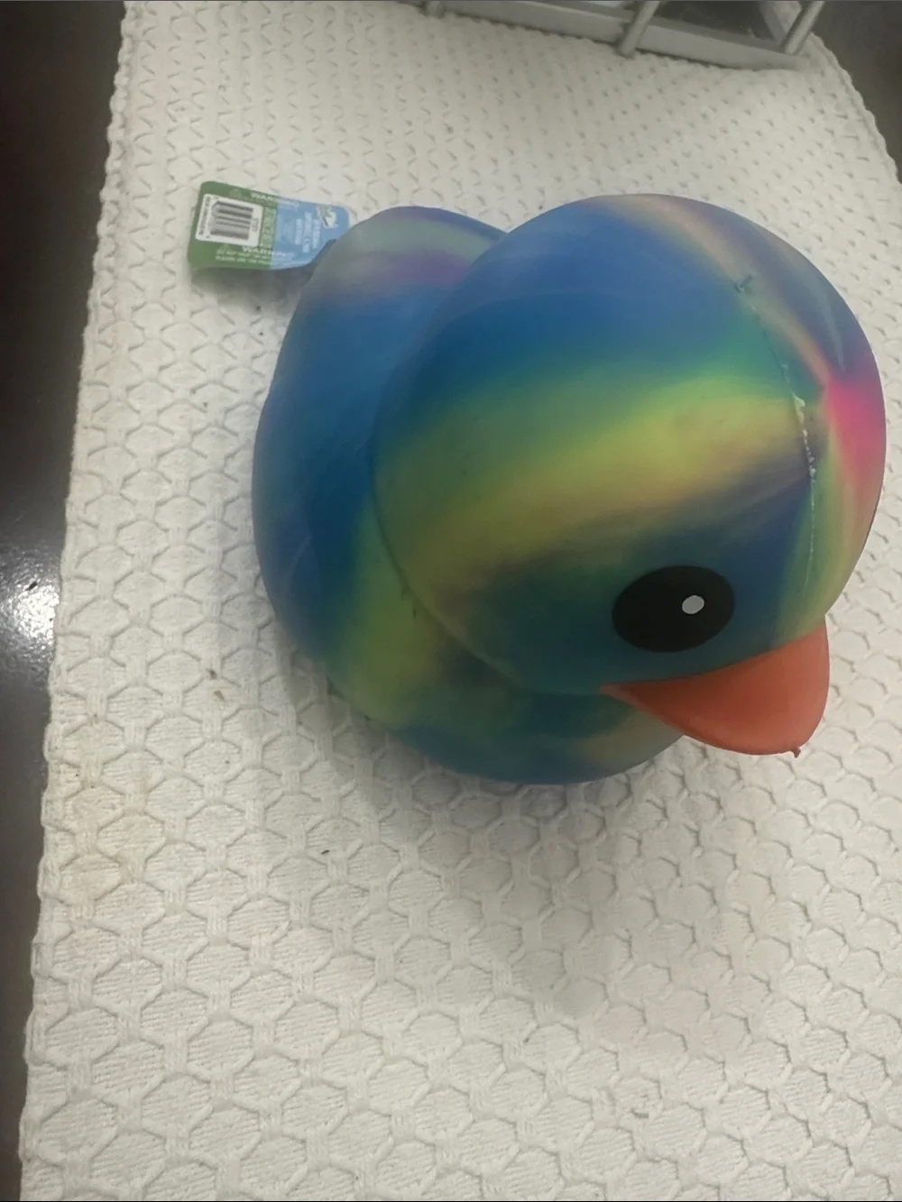 Jumbo Tie-Dye Squeeezy Duck Squishies